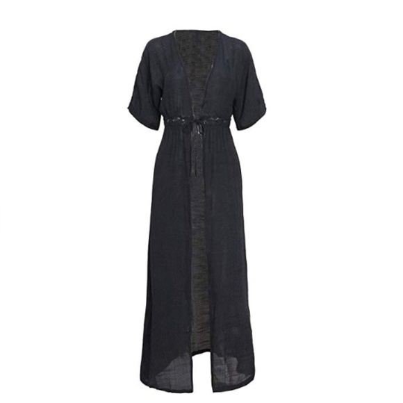 MASON  Tie-Front Maxi Dress - Picture 6 of 8